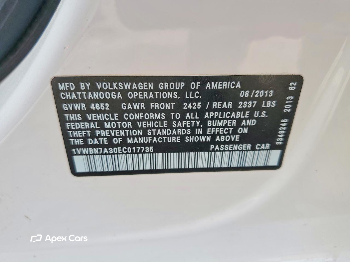 Volkswagen Passat 2014