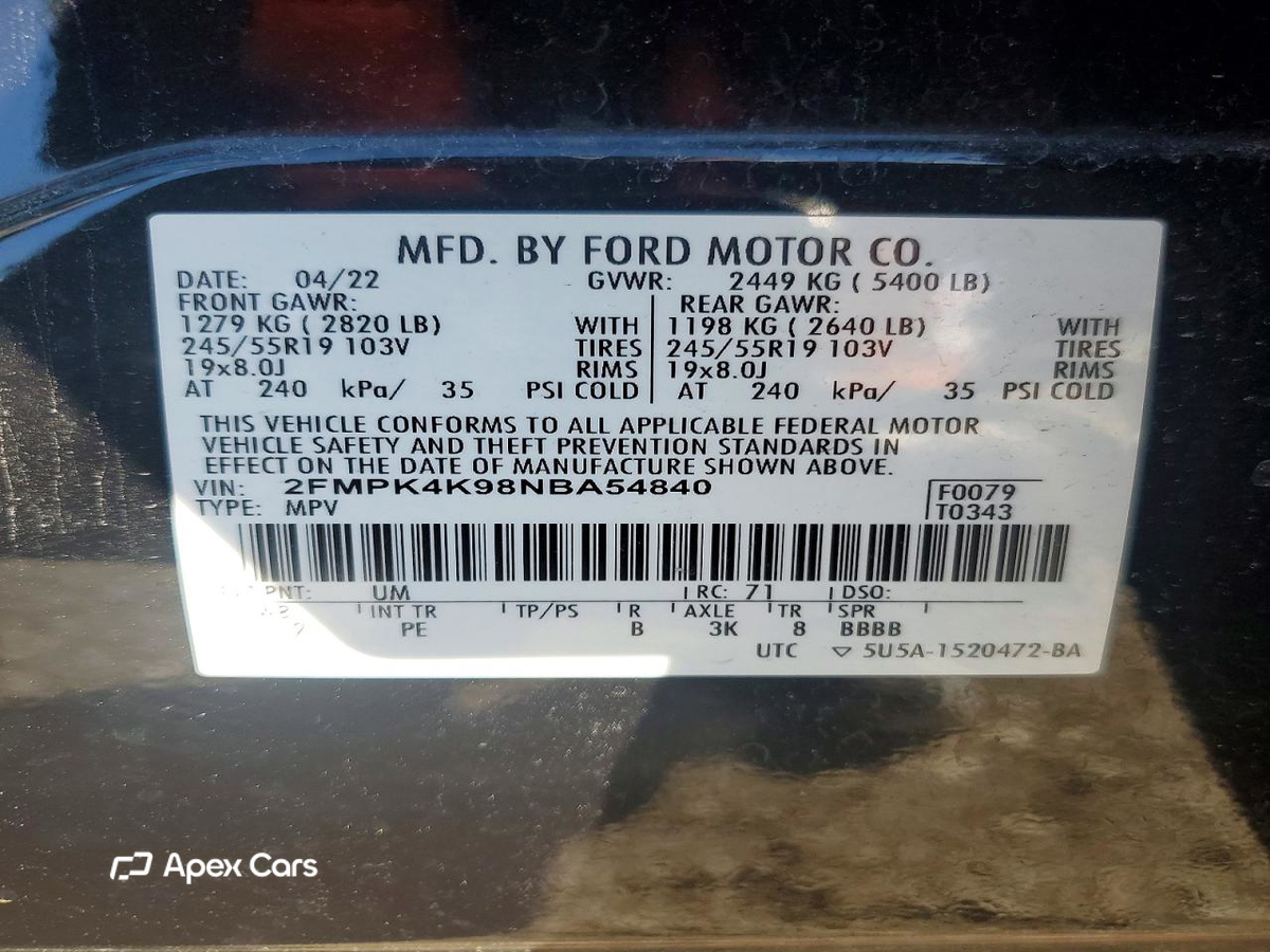 Ford Edge 2022
