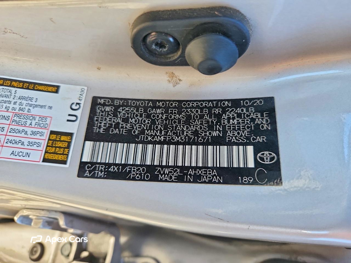 Toyota Prius 2021