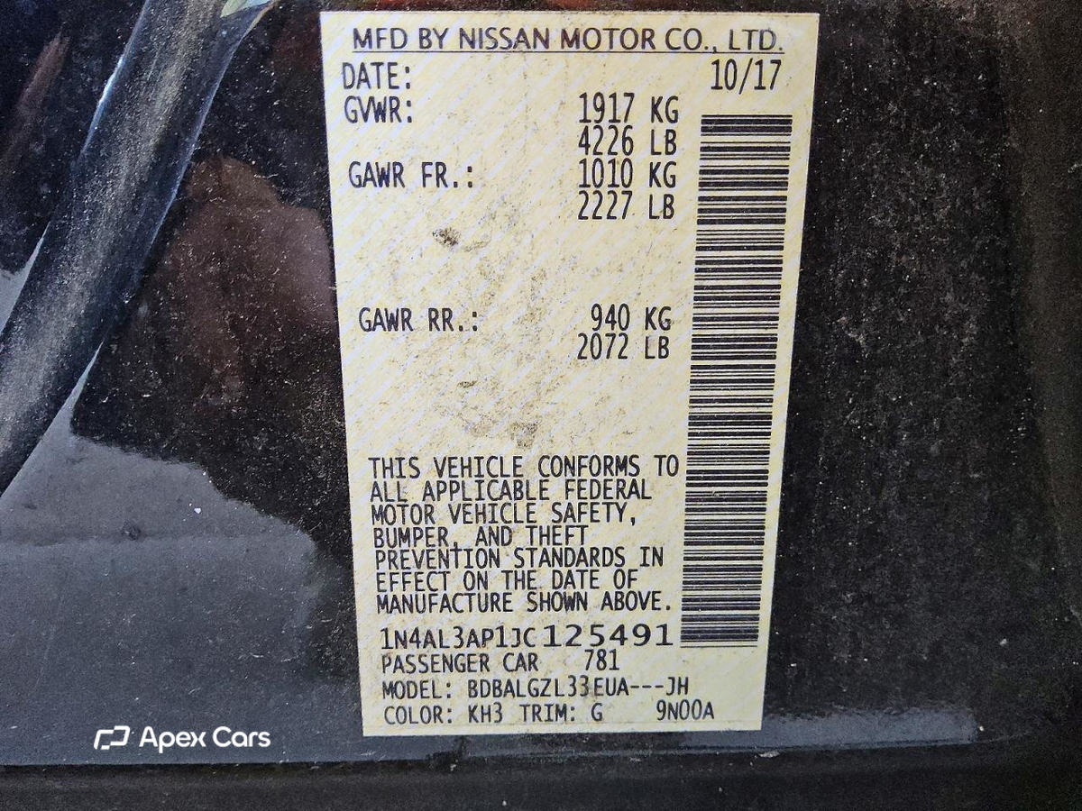 Nissan Altima 2018