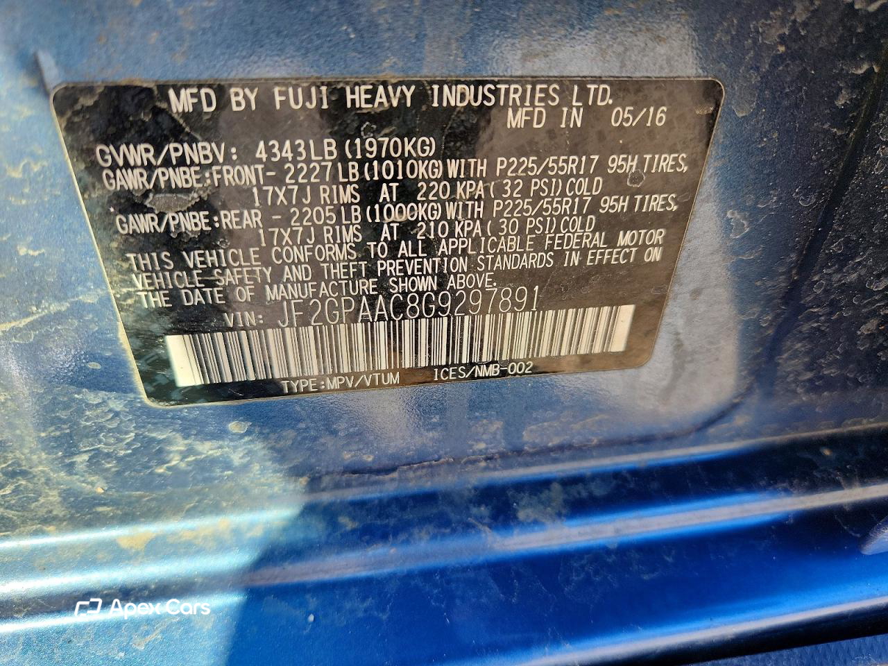 Subaru XV 2016