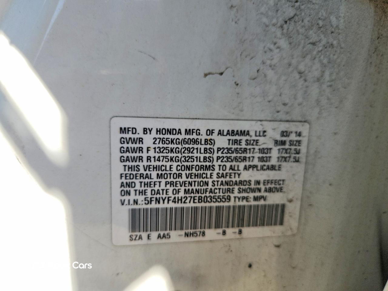 Honda Pilot 2014