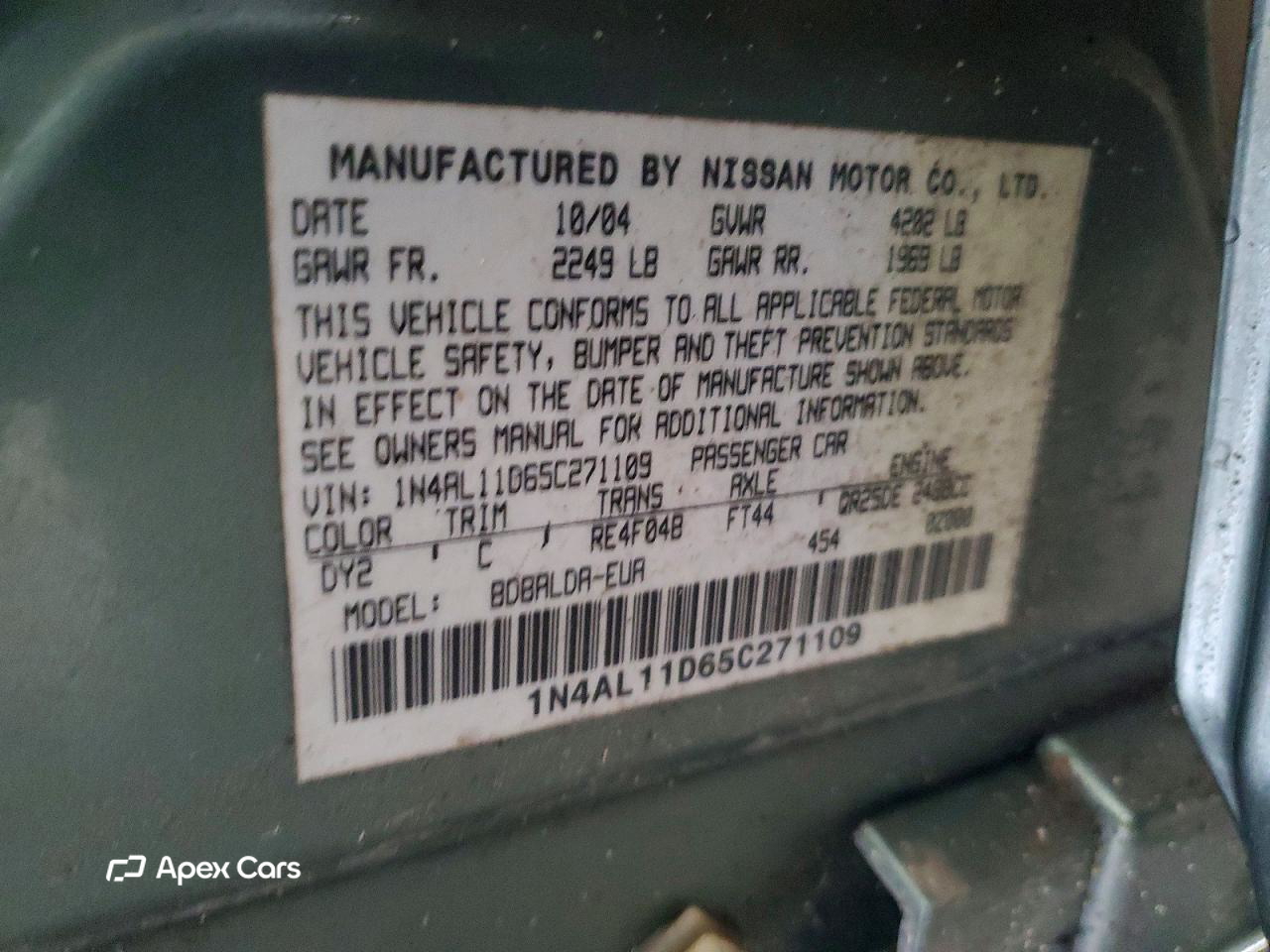Nissan Altima 2005