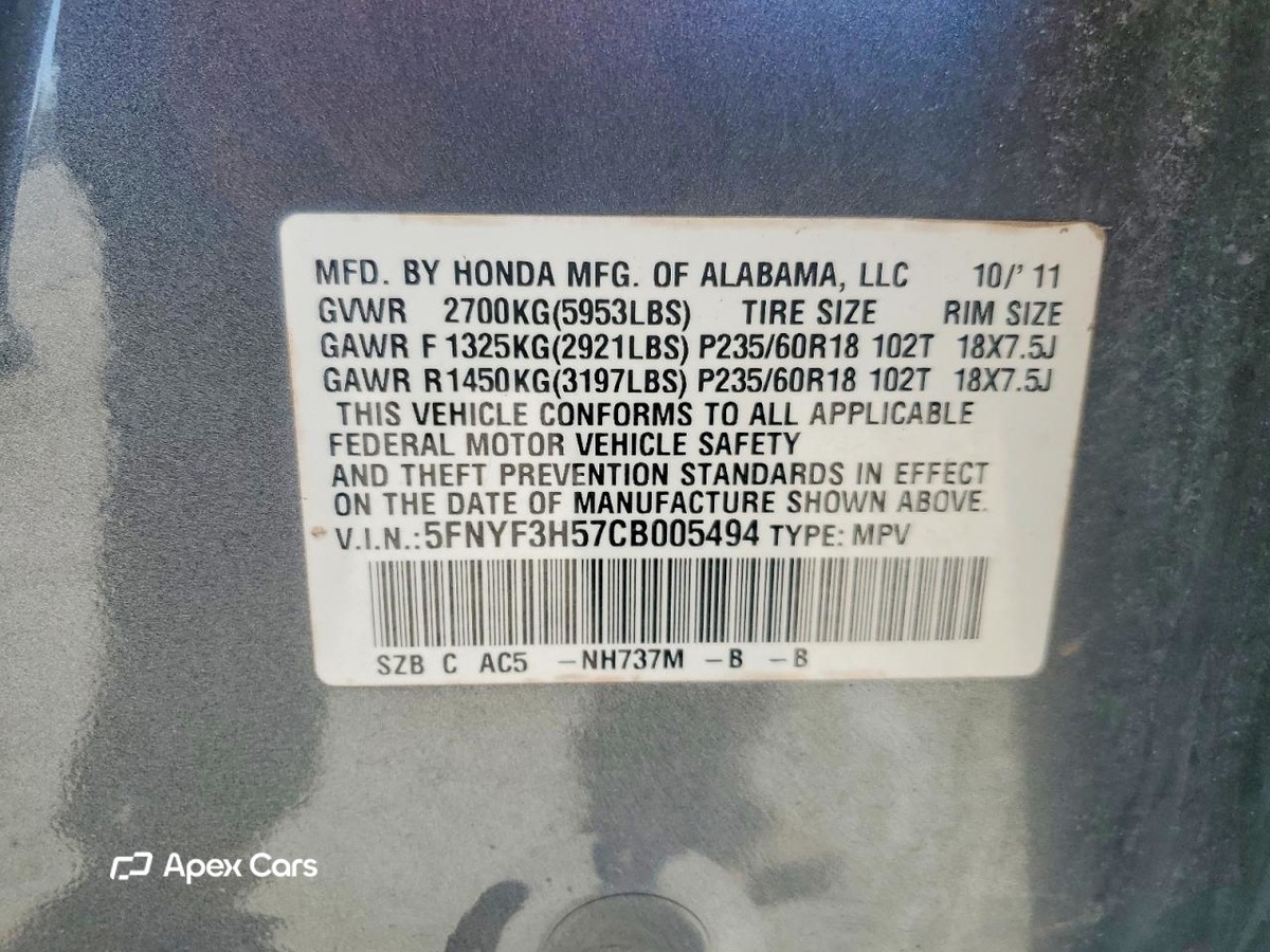 Honda Pilot 2012