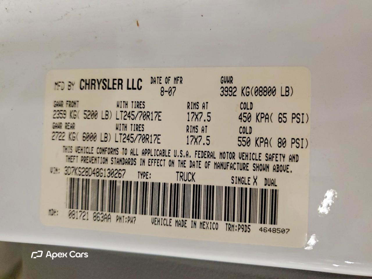 Dodge RAM 2008