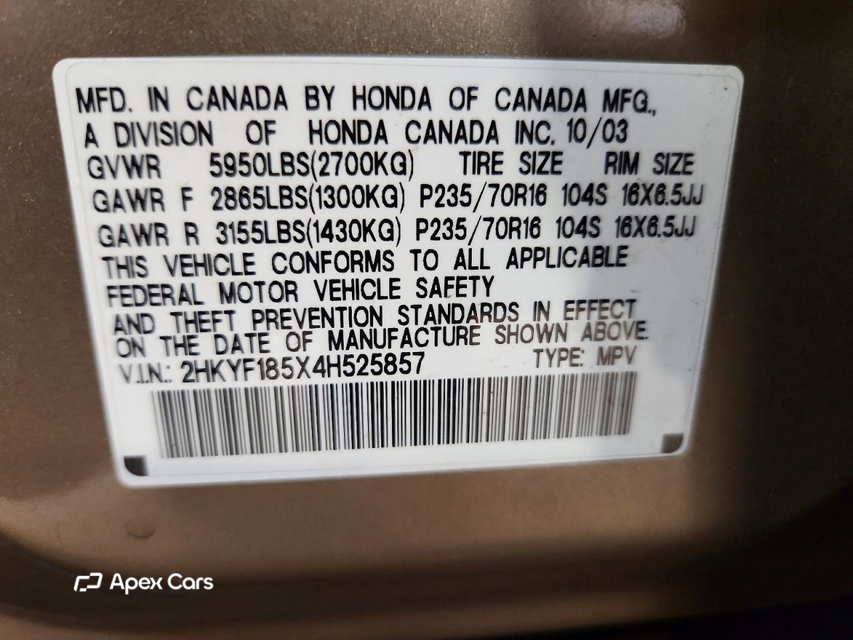 Honda Pilot 2004