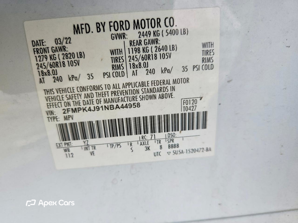 Ford Edge 2022