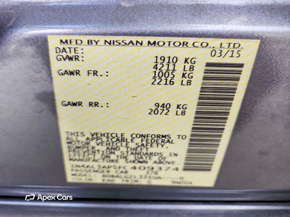 Nissan Altima 2015