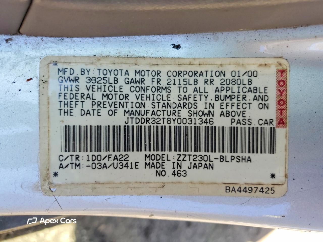 Toyota Celica 2000