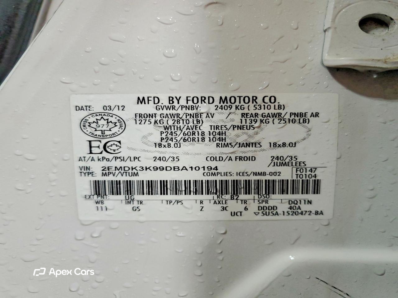 Ford Edge 2013