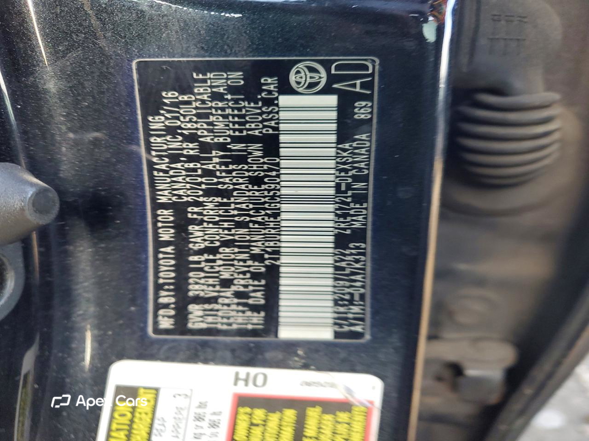 Toyota Corolla 2016
