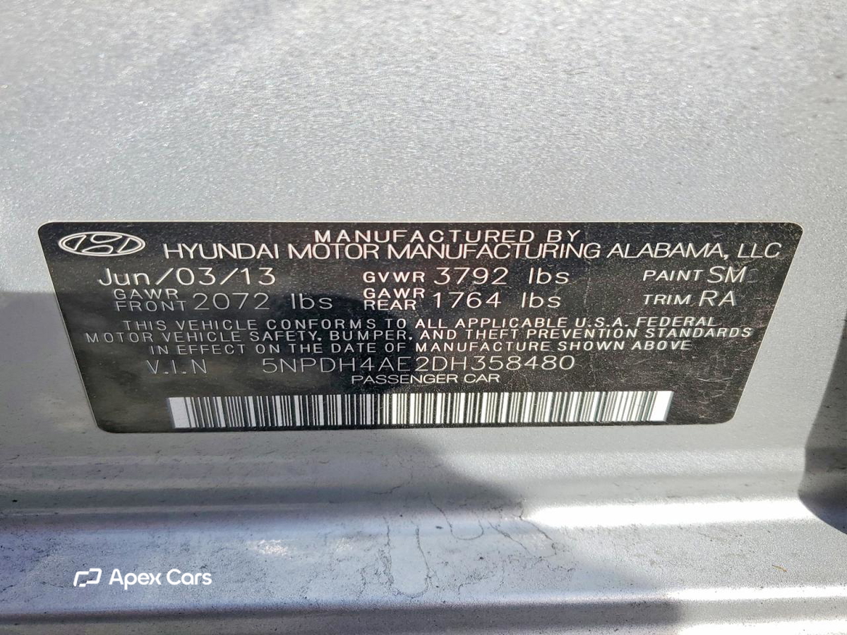 Hyundai Elantra 2013