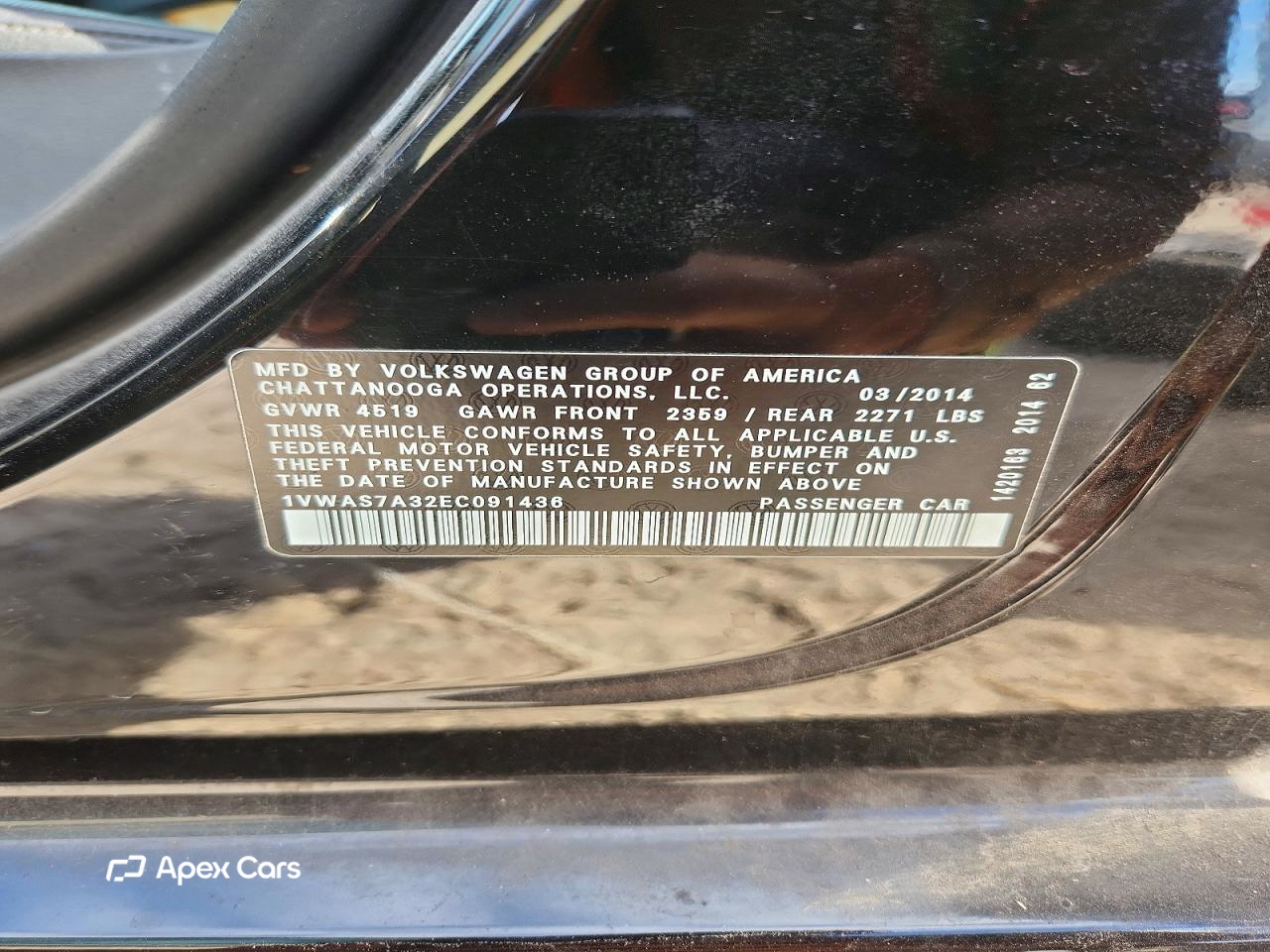Volkswagen Passat 2014