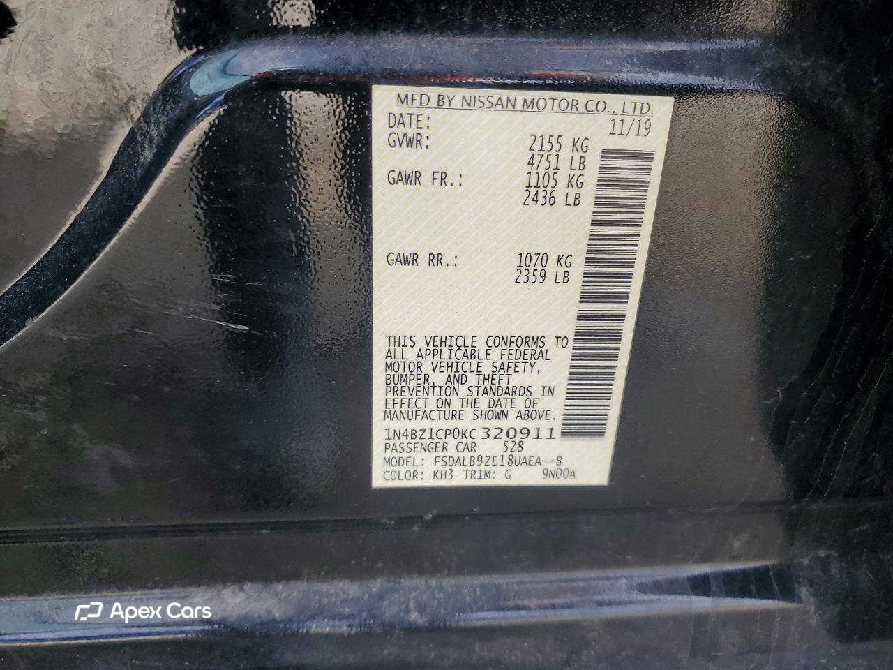 Nissan Leaf 2019