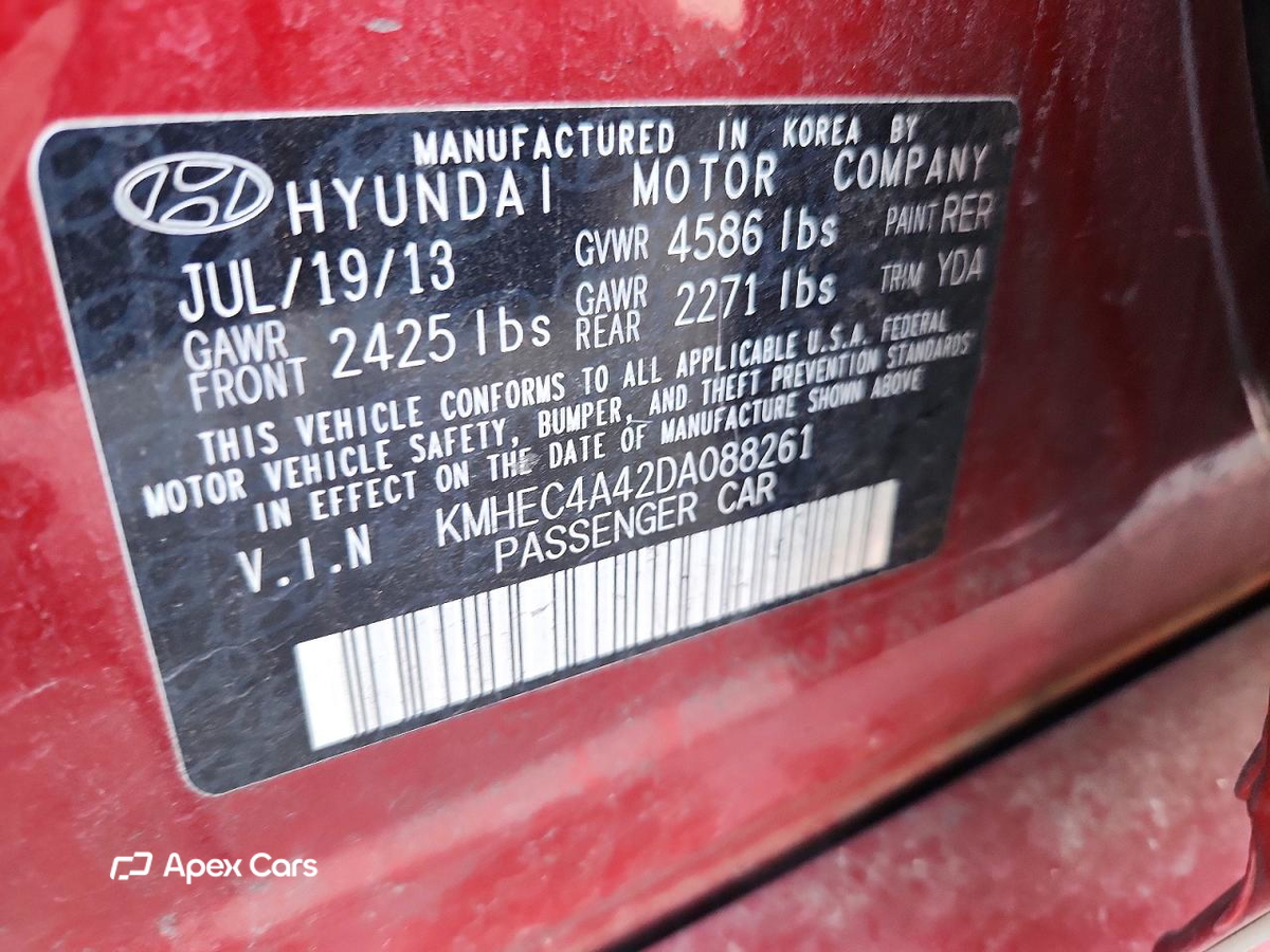 Hyundai Sonata 2013