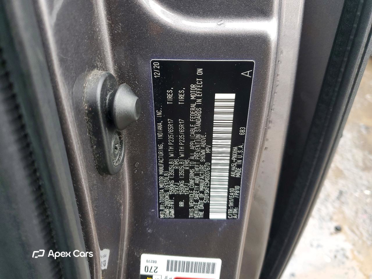 Toyota Sienna 2021