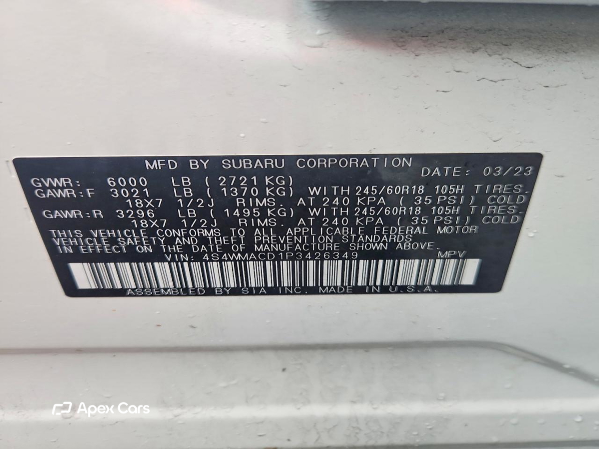Subaru Ascent 2023