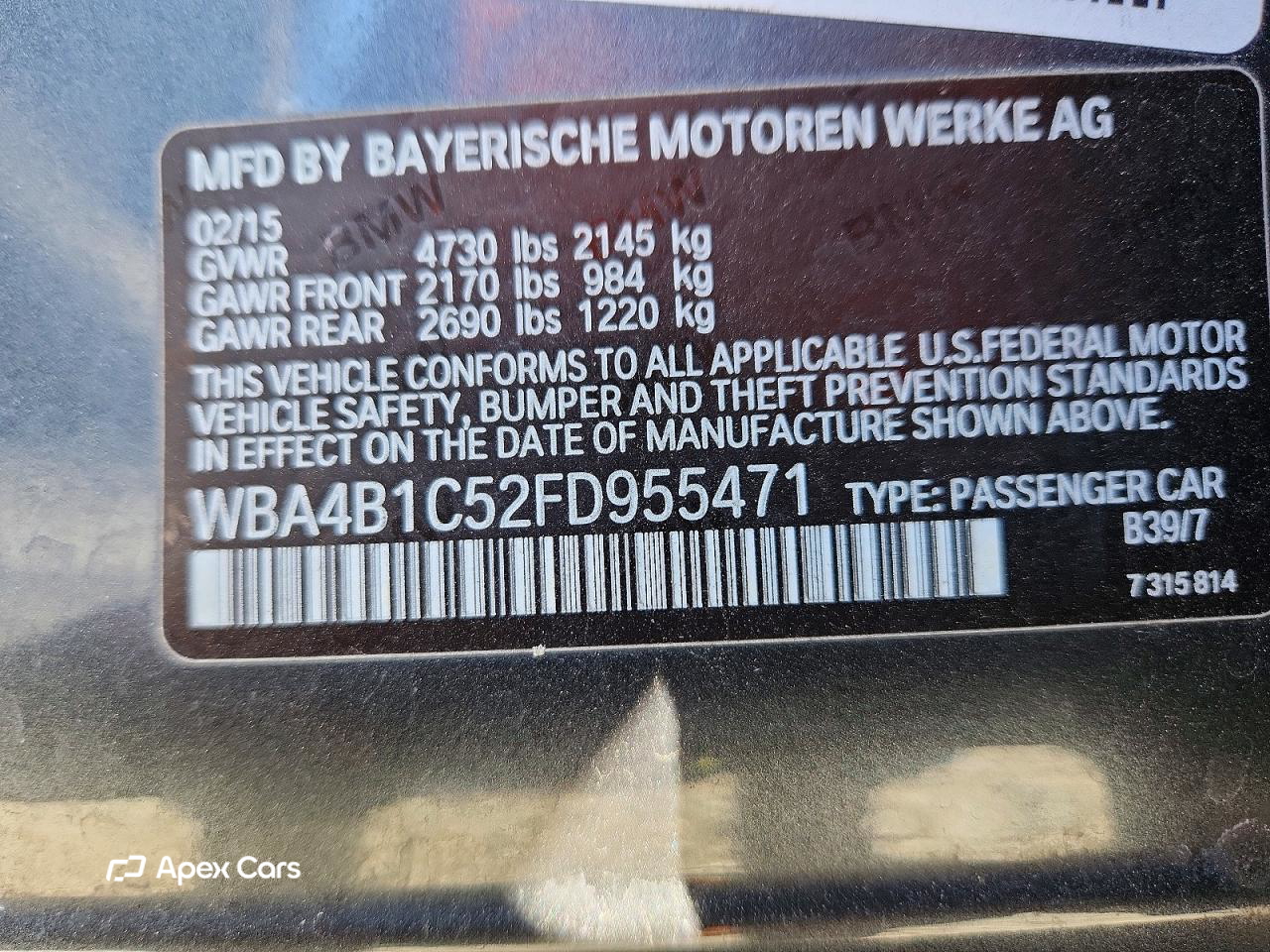 BMW Series 4 2015