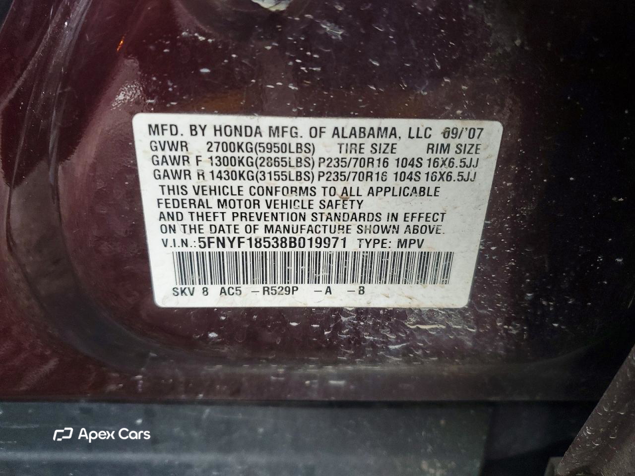 Honda Pilot 2008