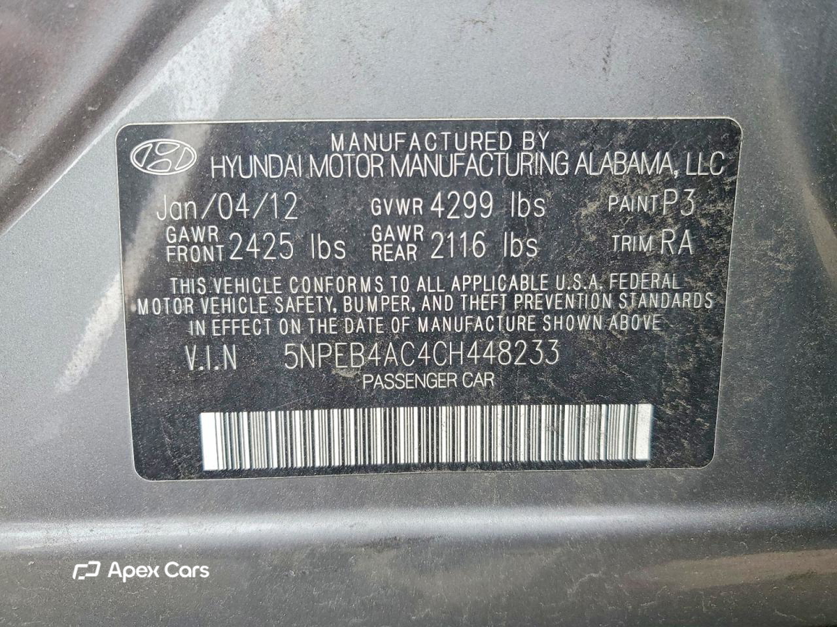 Hyundai Sonata 2012
