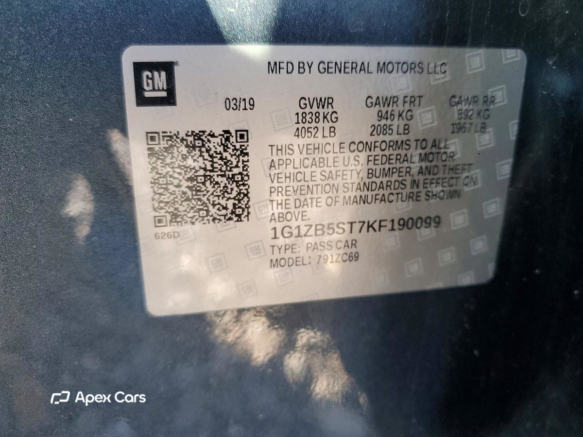 Chevrolet Malibu 2019