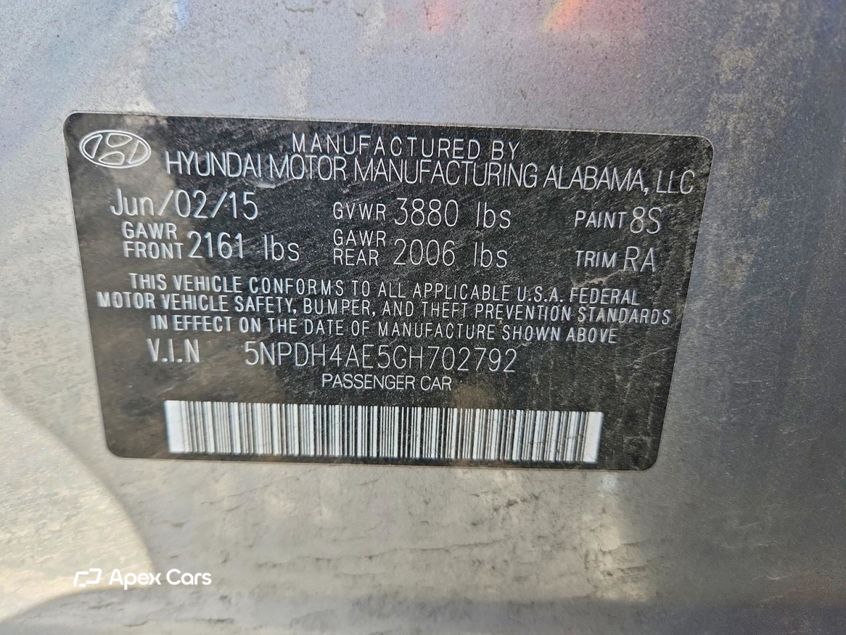 Hyundai Elantra 2016