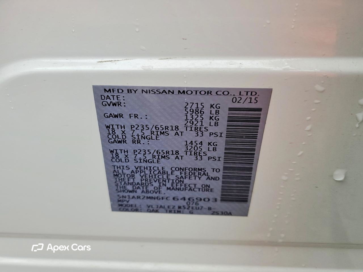 Nissan Pathfinder 2015