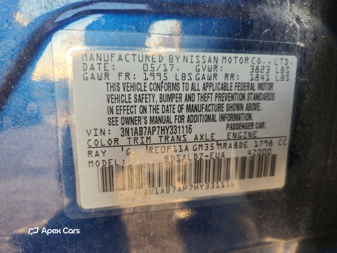 Nissan Sentra 2017