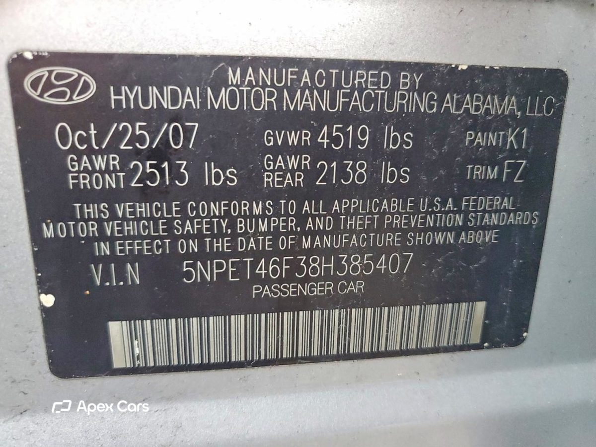 Hyundai Sonata 2008