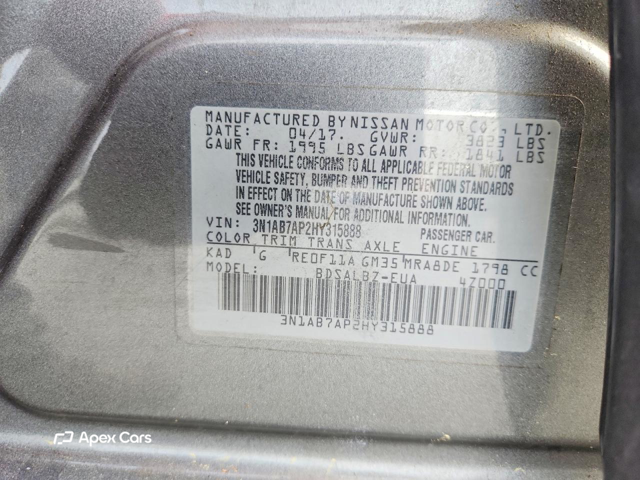 Nissan Sentra 2017