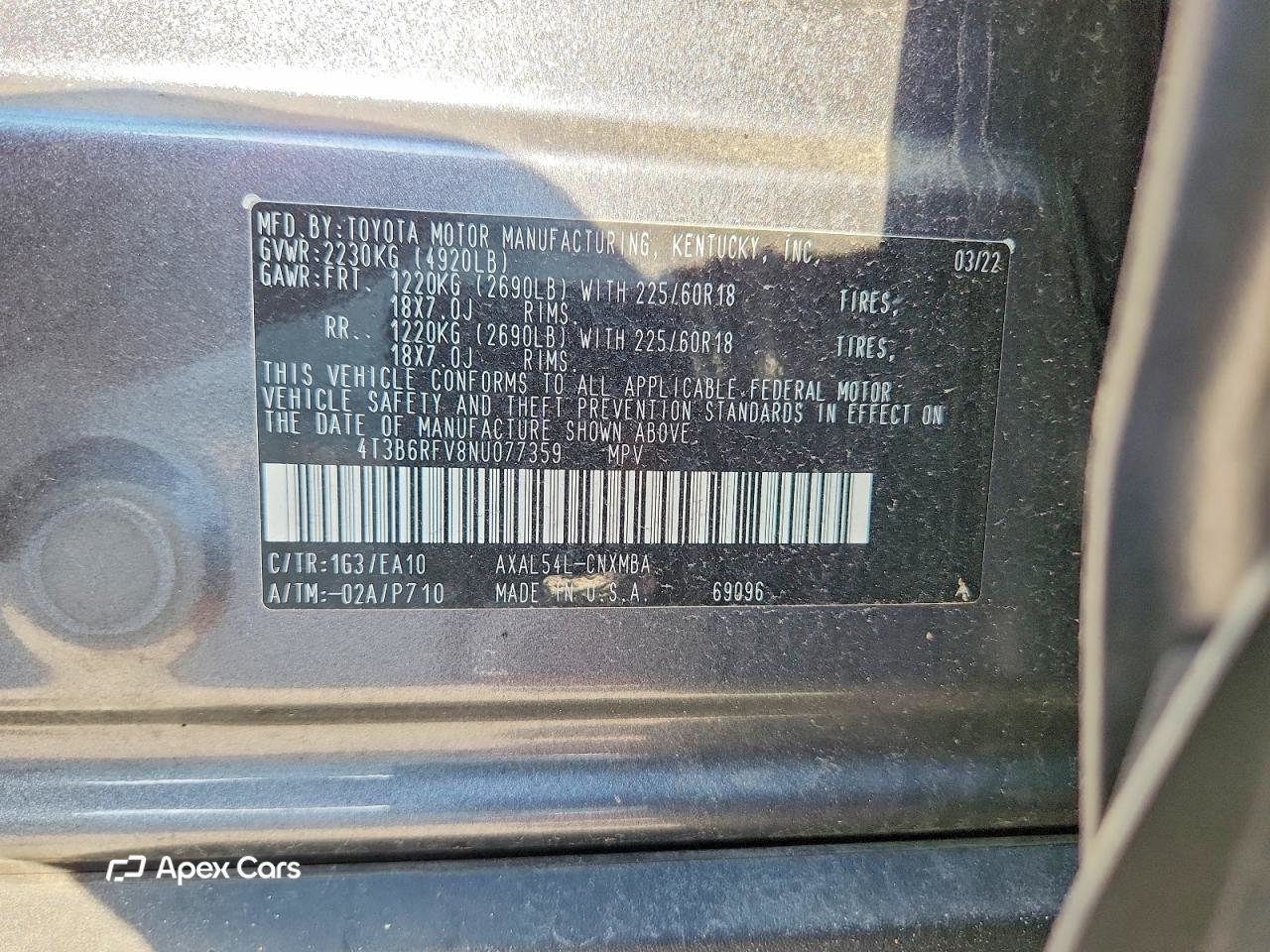 Toyota RAV 4 2022