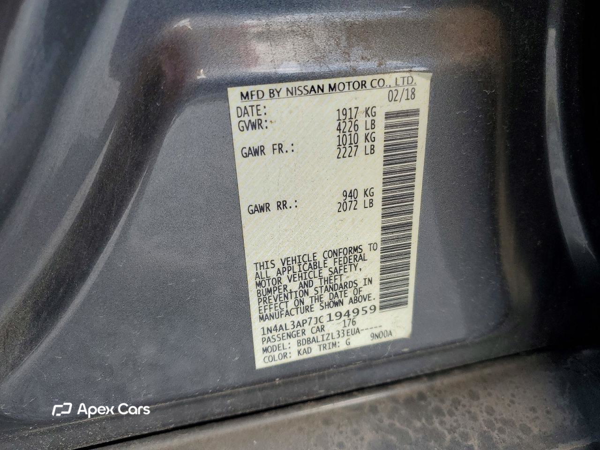 Nissan Altima 2018