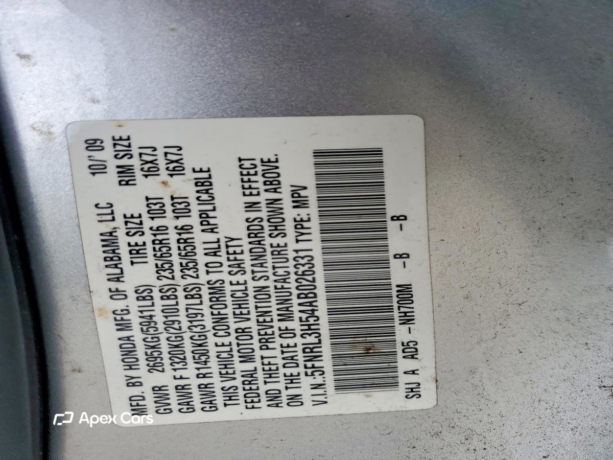 Honda Odyssey 2010