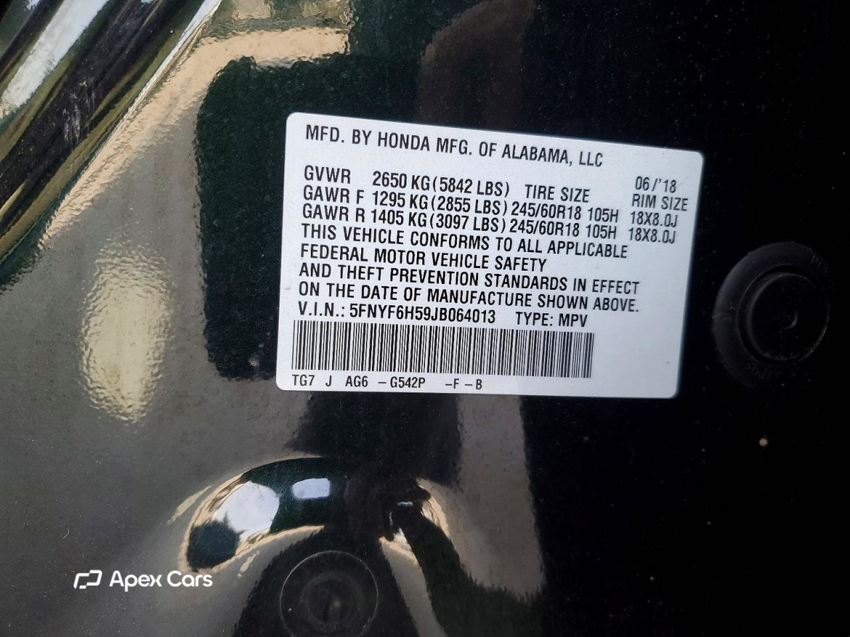 Honda Pilot 2018
