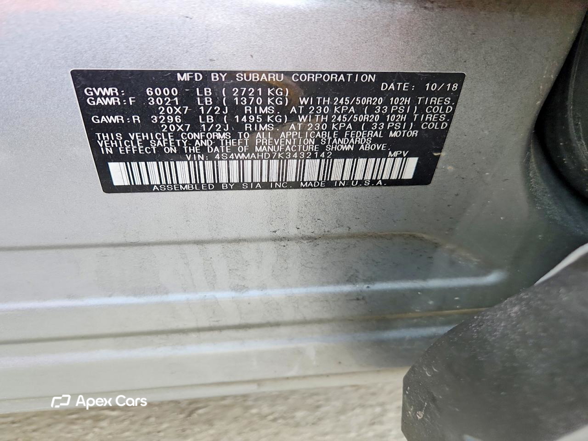 Subaru Ascent 2019