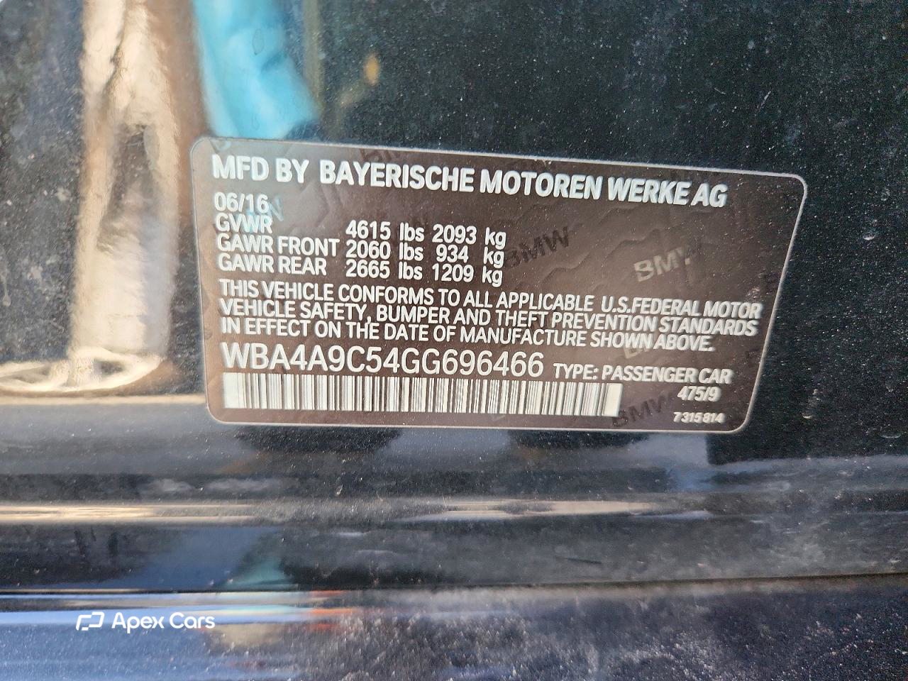 BMW Series 4 2016