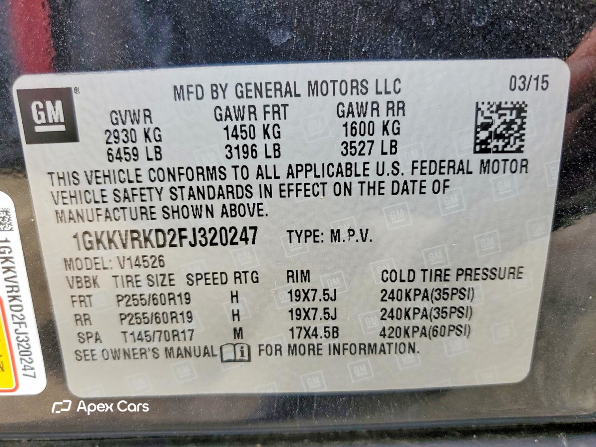 GMC Acadia 2015