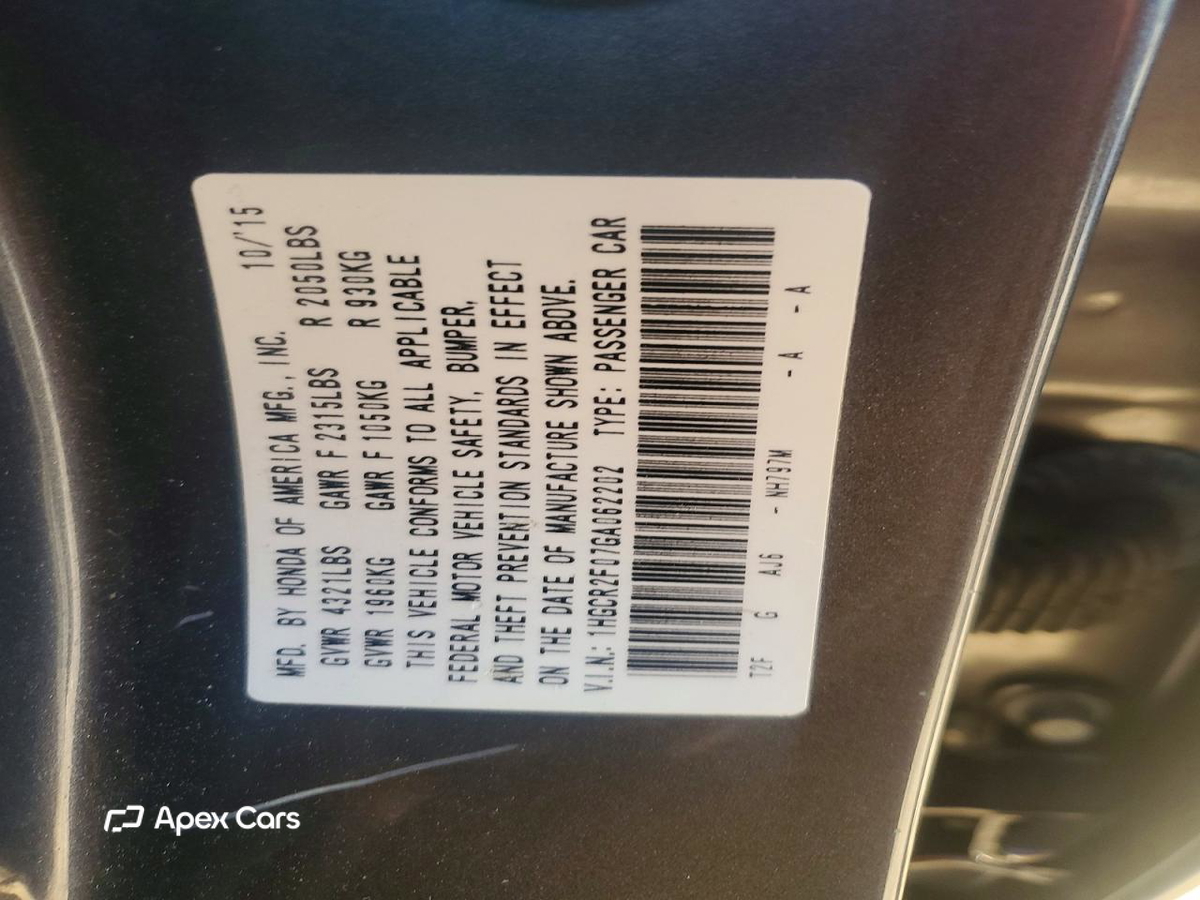 Honda Accord 2016