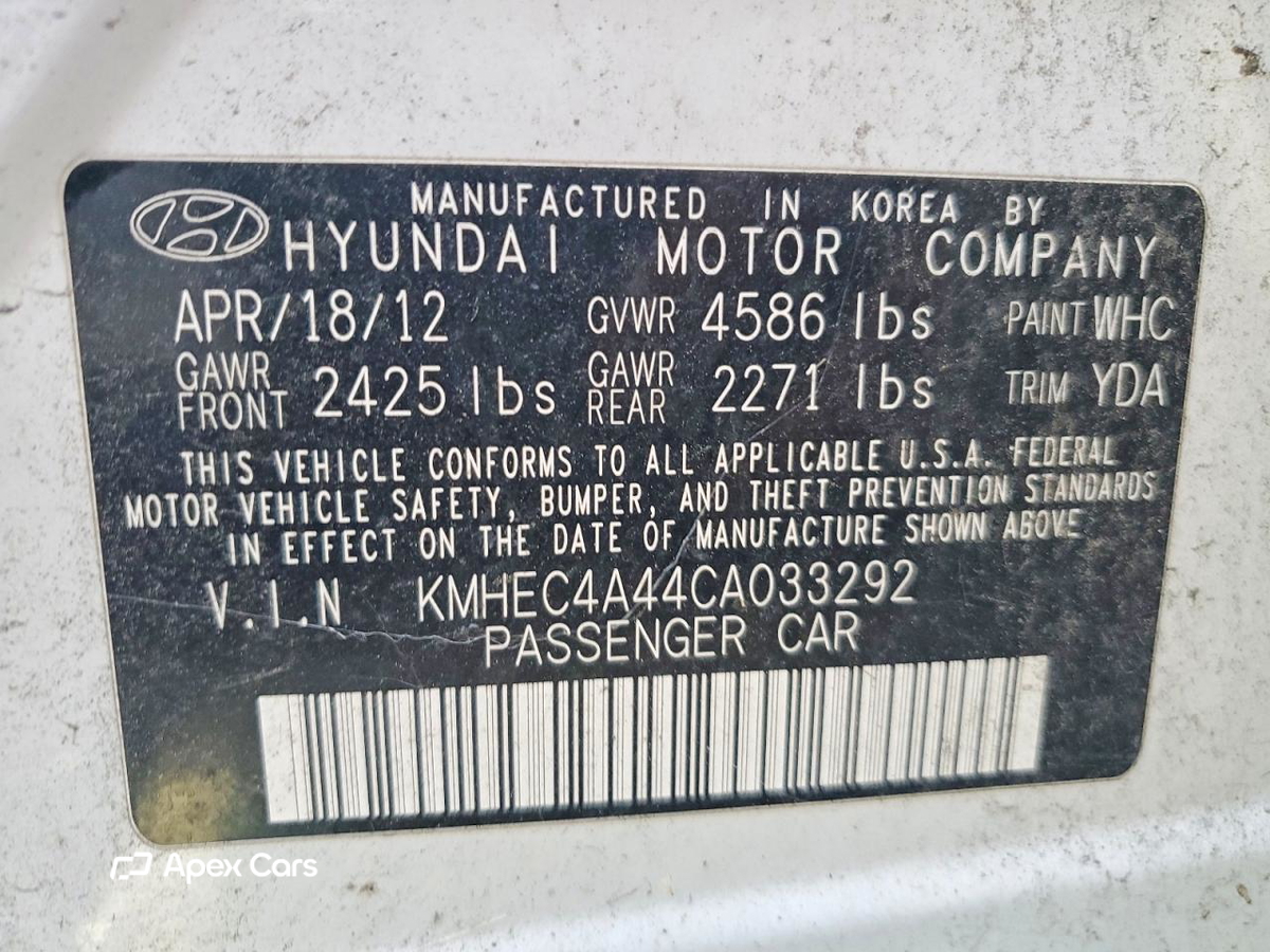 Hyundai Sonata 2012