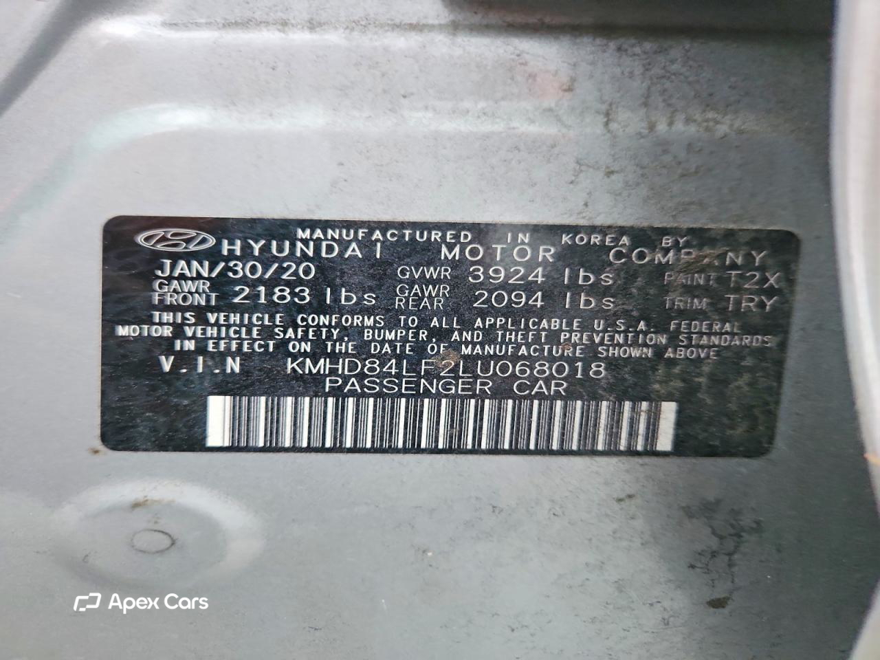 Hyundai Elantra 2020