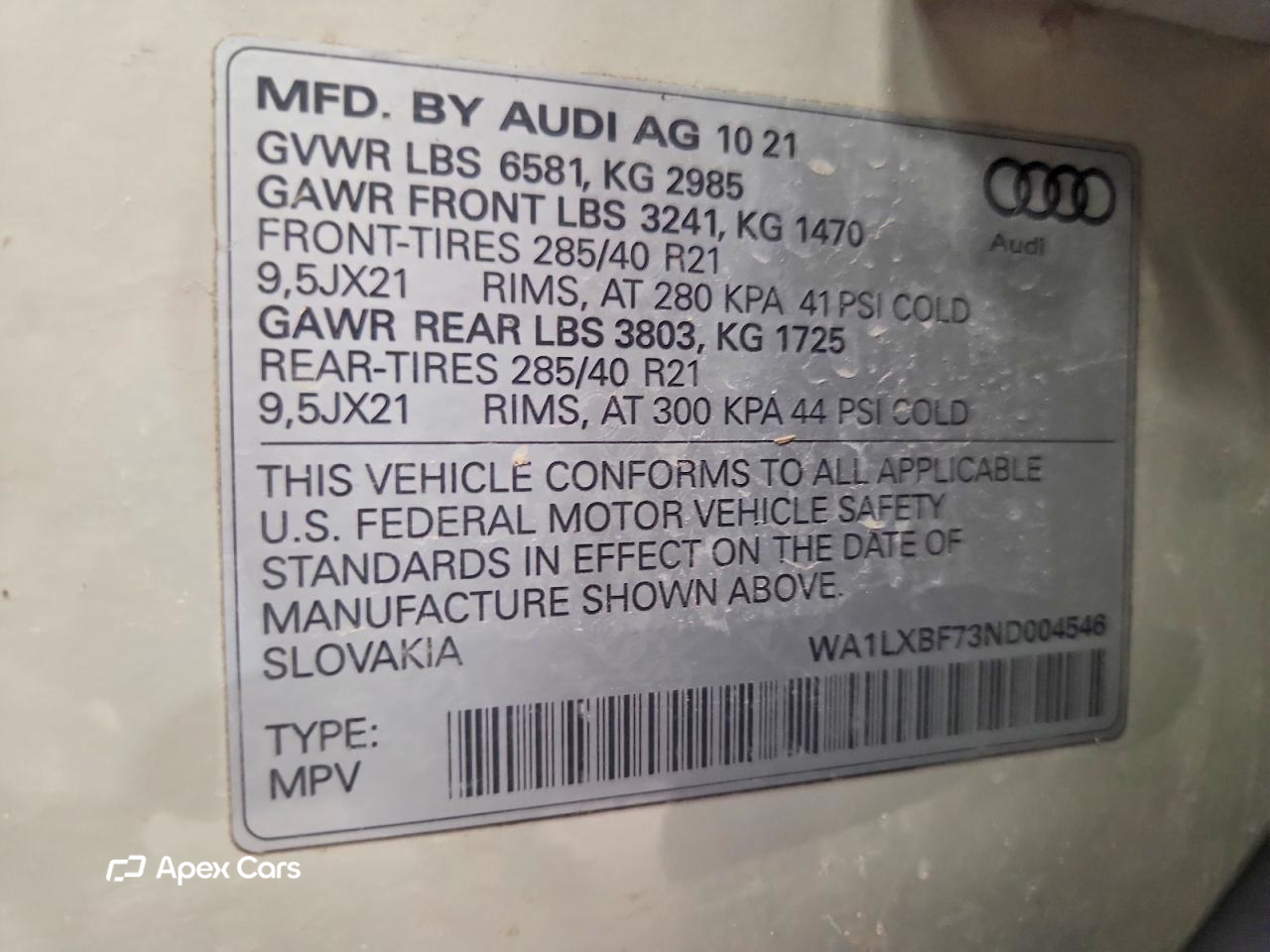 Audi Q7 2022