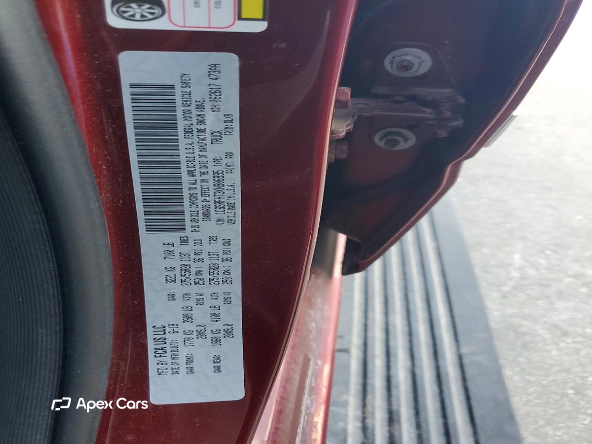 RAM 1500 2019