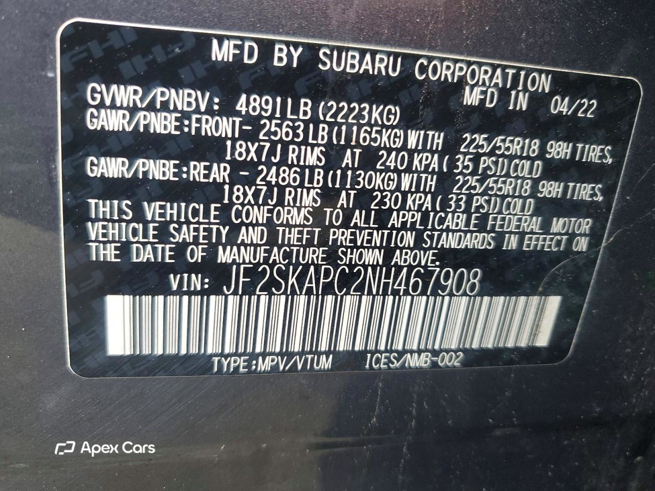 Subaru Forester 2022