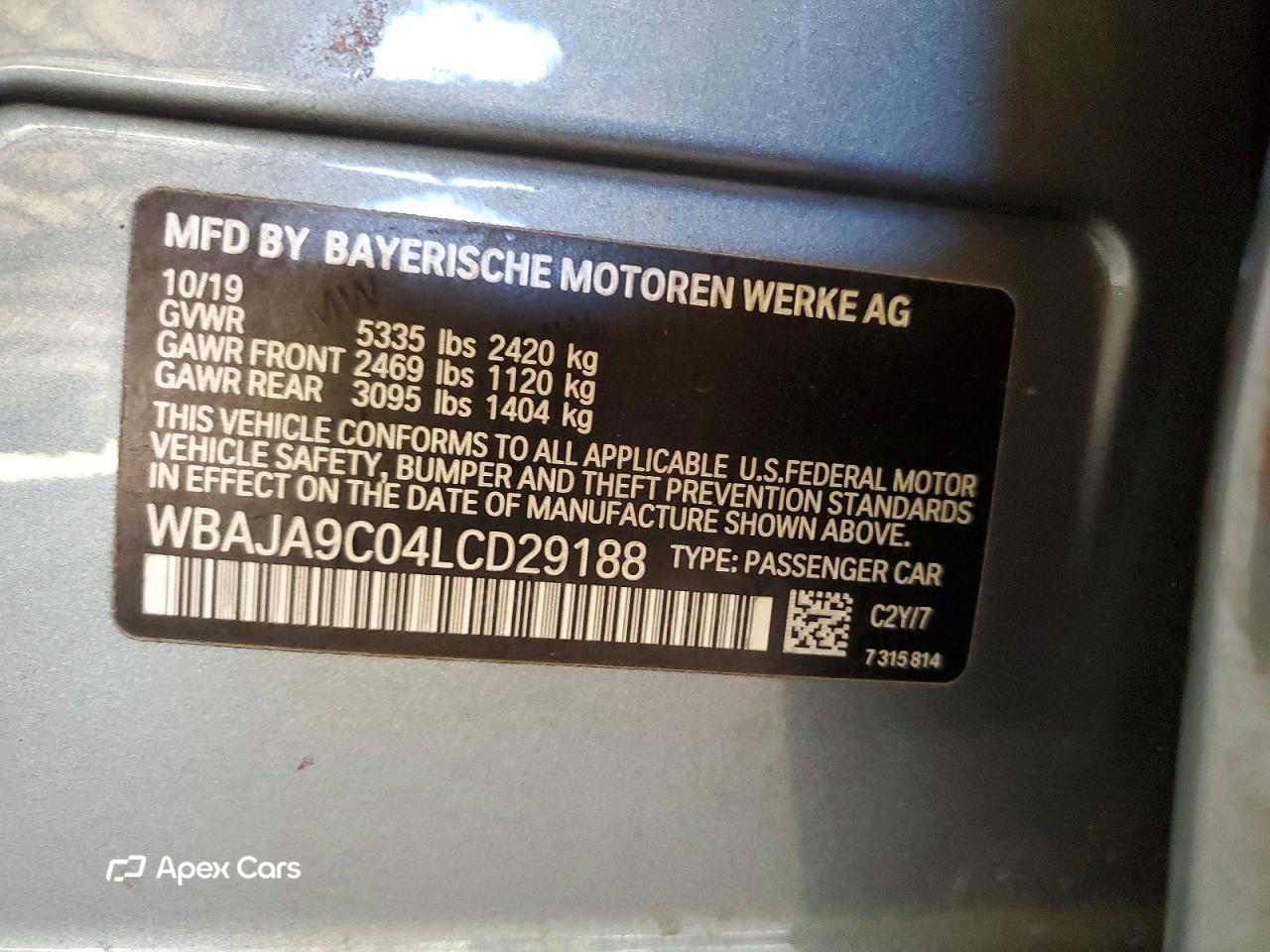 BMW Series 5 2020