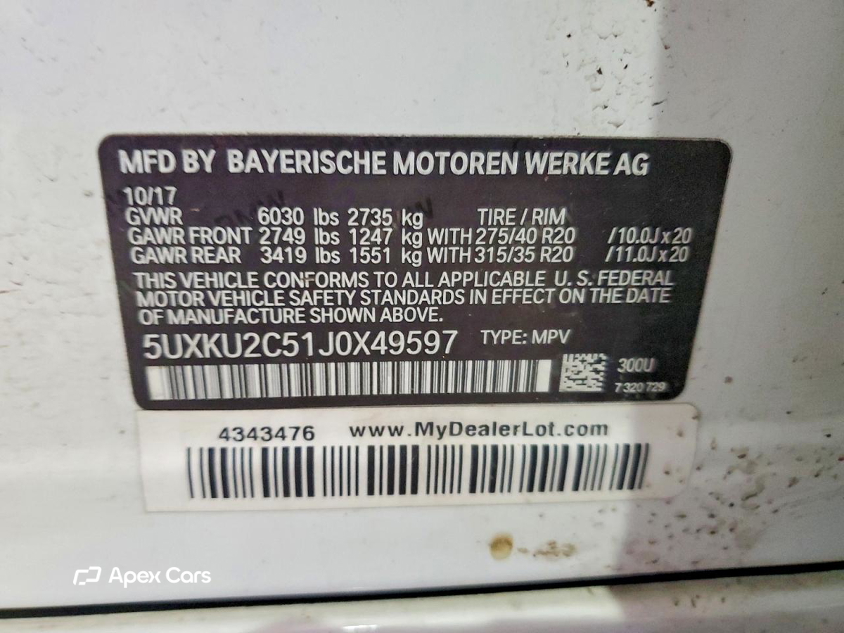 BMW X6 2018