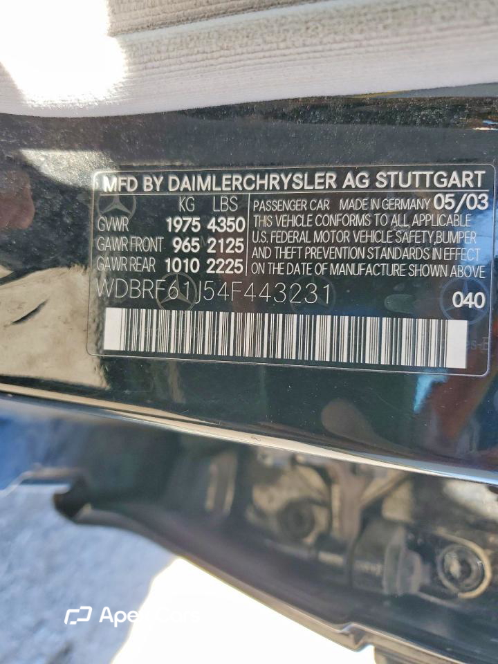 Mercedes-Benz C-klasse 2004