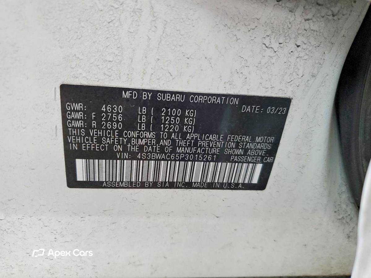 Subaru Legacy 2023