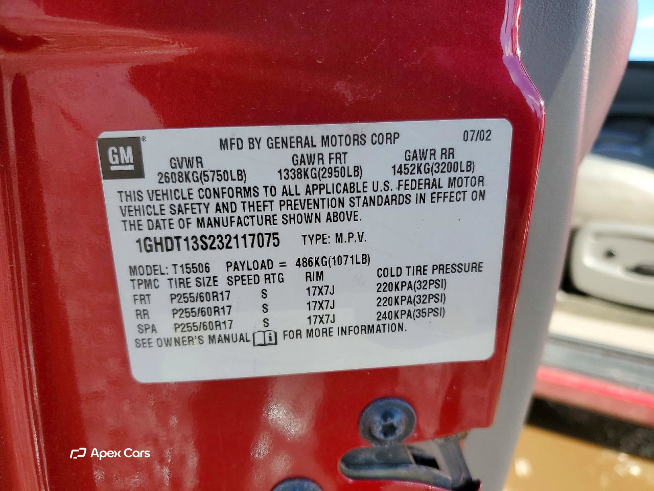 Oldsmobile Bravada 2003