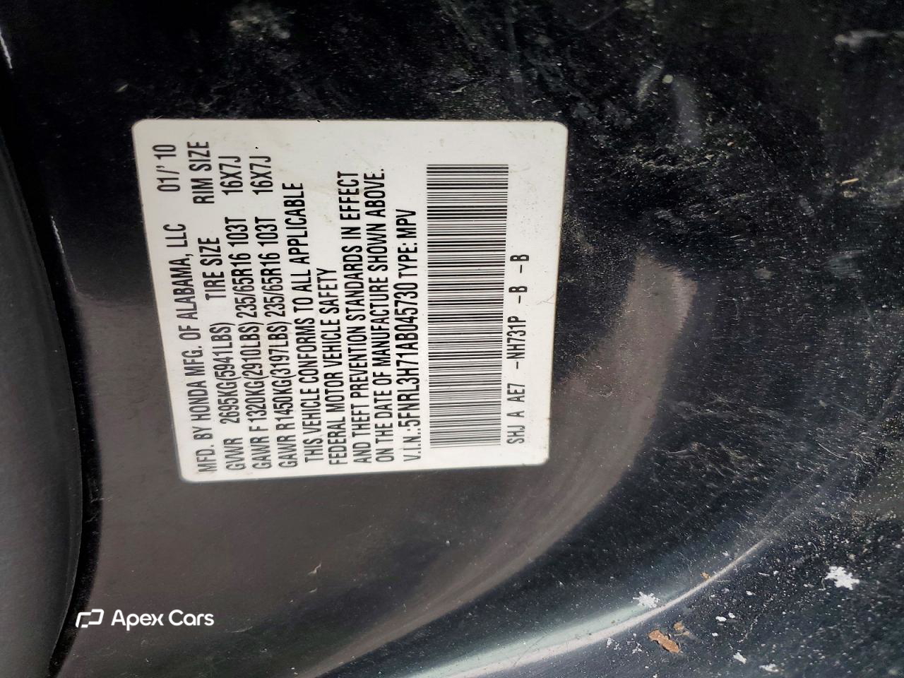 Honda Odyssey 2010