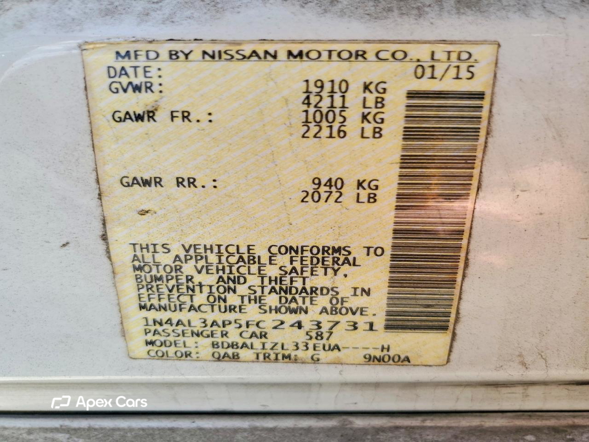 Nissan Altima 2015